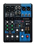 Yamaha MG06X Mixing Console - Compact mixer with 6 input channels, SPX digital effects and D-PRE mic preamps, Black, 11.6 x 10.5 x 4.7 inches