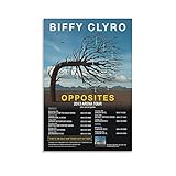 Biffy Clyro OPPOSITES Canvas Poster Bedroom Decor Sports Landscape Office Room Decor Gift Unframe-style 12x18inch(30x45cm)
