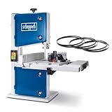Scheppach HBS30 Bandsaw | 350W | 80mm Cut Height | Extendable Tilting Table | Double Clamped Fence | Inc. Mitre Gauge & 3 Saw Blades