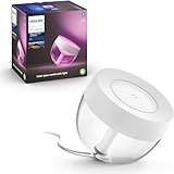 Philips Hue Iris White and Colour Ambience Table Lamp Smart Light (Pack of 1), [White] with Bluetooth, Bedroom Lighting Compatible with Alexa, Google Assistant and Apple HomeKit