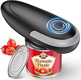 Electric Can Opener, One Touch Electric Tin Opener with Smooth Edgeand Without Hurting Hands, Safe to Use Kitchen Gadgets Automatic Can Opener for Seniors, Arthritis and Chef