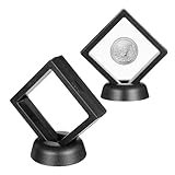 Gjinxi Seashell Display Box 2Pcs, Transparent Frame Seashell Display Case Small Shell Container Jewelry Storage Box, Containers Organizers for Seashell Collection Box and Jewellery Display Box