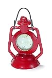 Dolls House Railway Lantern Red Signal Lamp Old Fashioned Nonworking Handlamp