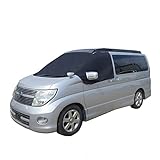 UK Custom Covers SW371BLACK Luxury Front Windscreen Wrap Cover Black - To Fit Nissan Elgrand E51