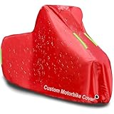Motorcycle Cover Custom Fit for Yamaha RD 500 LC with Lock Holes & Reflective Strips丨Waterproof Motorbike Cover Sun protection Rain Wind protection Snow