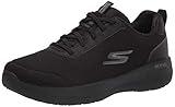 Skechers Women's GO Walk Stability Magnificent Glow Sneaker, Black Textile/Trim, 6 UK