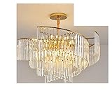 Crystal Chandeliers LED Light Chandeliers Glass Helix Lustres Decoration Home Gold Hanging Lamps for Ceiling for Living Room LED Light Chandeliers Glass Helix Lustres Decoration Ho