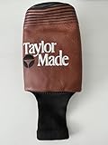New TaylorMade Golf BRNR Mini Burner Brown Leather Driver Headcover - Brown Copper Cover