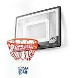 AFX Basketball Hoop and Backboard Set 15 Inch Rim Indoor Outdoor Adults