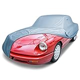 iCarCover Custom Car Cover for 1976-1994 Alfa Romeo Spider Waterproof All Weather Rain Snow UV Sun Protector Full Exterior Indoor Outdoor Car Cover