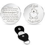 Inspirational Gifts for Valentines Day for Him Her, Pocket Hug Bear Heart, Pocket Hugs for Friends Gifts Travel Gifts Mental Health Gifts Thoughtful Gifts Positive Gifts Graduation Gifts Easter Gifts