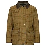 WALKER AND HAWKES - Ladies Derby Tweed Hazelwood Shooting Jacket - Beige Tweed - 12