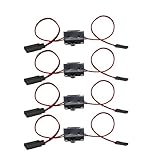Chanjorlin 4 Pack RC Car On/Off Switch JR Futaba Style 2 Way Power with Power Switch for 1/10 1/8 1/12 1/16 Crawler Buggy Off Road Truck Car Traxxas Rc4wd Tamiya Axial Drone Airplane Boat