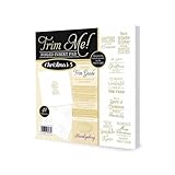 Hunkydory Crafts Trim Me! Foiled Insert Pad - Christmas 3 Gold