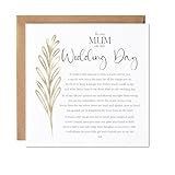 Maise & Rose Mother Of The Bride Wedding Day Card | Mother Of The Bride Thank You Card | To My Mum On My Wedding Day Card From Daughter | P86