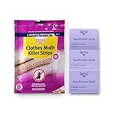 Zero In Clothes Moth Killer Strip s – 20-Pack. Place in Wardrobes, Cupboards and Drawers to Kill Clothes Moths, Eggs, and Larvae. Fragranced