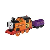 Thomas & Friends Motorized Toy Train Nia Battery-Powered Engine with Cargo for Pretend Play Preschool Kids Ages 3+ Years, HDY63, Multicolor/Assorted