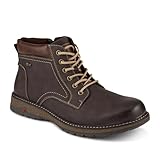 Relife Wide Fit Lace-Up Boots - Dark Brown Size 9