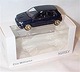 Norev Clio Williams Dark blue Gold Wheels car 1:43 scale diecast model