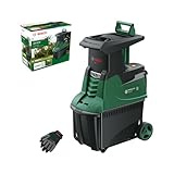 Bosch Turbine Shredder AXT 25 TC (2500 W; Suitable for Wood and Tough Garden Debris; with Gardening Gloves Included; Integrated Collection Box 53L; in Carton Packaging) – Amazon Edition