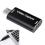 1080P/4K HD-MI to USB, HD-MI Capture Card 2.0 Video Recording Card, HD-MI to USB 2.0 Usb to Hd-mi Adapter,for Live Broadcasts, Conference Rooms, Videoes,PC Laptop Recorder
