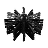 Nicear Chimney Sweep Brush - Nylon Bristle Vent & Cleaning Tool for Fireplace, Dryer Vents, and Lint Removal (Multi-Surface Use)