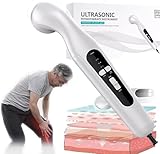 Ultrasound Physiotherapy Device,15 Minute Timing + 3 Gears Adjustable, Physical Therapy - Waist Arm Body Pain Relief Muscle Massager Machine, Effective Radiation Area: 4cm²