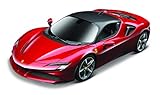 1:43 Bburago FERRARI RACE & PLAY SF90 STRADALE Super Car - 1:43 Scale - Incredibly Detailed Die-Cast Replica Collectible Vehicle, Assorted Designs and Colours