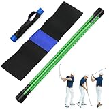 IMAYCC Golf Portable GripTrainer 3 Set Golf Alignment Rods Arm Connection Band 3 In1 for Improved Hand Placement, Muscle Memory, and Swing Accuracy Perfect Golf Training Aid for All Skill Levels