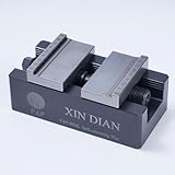 H54L-50-110 Self-Centering CNC Vise, 50-110mm (1.97-4.33") Jaw Opening, 40Nm Torque, ±0.03mm Precision, 4CR13H Steel, EROWA/3R Compatible