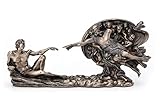 10.5" Genesis The Creation of Adam Statue God and Man Sculpture