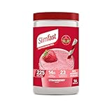 SlimFast Meal Replacement Shake Weight Loss & Balanced Diet, Vitamins and Minerals, Low Calorie, High Protein, Strawberry Flavour, 16 servings, 584 g, Packaging May Vary