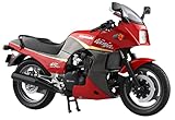 青島文化教材社(AOSHIMA) Skynet GPZ900R Kawasaki 1/12 Complete Motorcycle Red/Gray, 全長約180mm