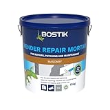 Bostik Cementone Render Repair Mortar 10kg - Durable Repair & Patching Mortar - Ready Mixed, Just Add Water - Ideal for Weather & Impact Damage - Interior & Exterior Use