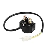 Qiilu Motorbike Starter Relay, Starter Relay Solenoid for Chinese Scooter ATV 50cc 125cc 150cc 250cc