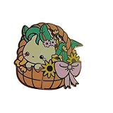 Leafeon in a Basket Pin Badge
