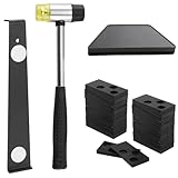 Sliva Laminate Wood Flooring Installation Kit with 40 Spacers, Mallet, Block and Pull Bar