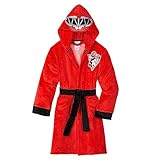 Power Rangers Little/Big Boy's Plush Fleece Robe, Red Ranger Dino Fury, 10
