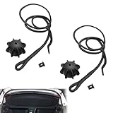 2 Pcs Parcel Shelf String Parcel Shelf Cord Universal Trunk Parcel Shelf String/Retaining Strap for Universal Parcel Shelf Cord for Car Accessories Mercedes a Class and Vw Golf