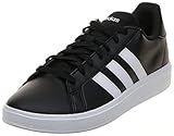 adidas Men's Grand Court Base 2.0 Shoes, Core Black/Cloud White/Core Black, 9 UK