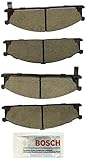 BOSCH BC333 QuietCast Premium Ceramic Disc Brake Pad Set - Compatible with Select Nissan D21, Frontier, Pathfinder, Pickup, Van; Subaru SVX; FRONT