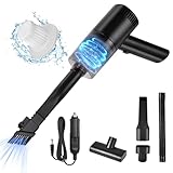 URAQT Handheld Vacuum, 6000Pa Powerful Car Vacuum Cleaner, Portable Hand Car Hoover, Lightweight Hand Held Vacuuming for Car Cleaning - 4.5m Cord