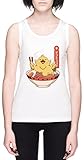 Fat Chocobo Ramen White Women's Tank T-Shirt White Women's Tee, white us, XL