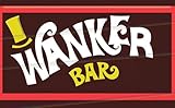 Wanker Bar - Funny Chocolate Novelty Wrappers Insults Joke Valentines Fathers Mothers Day Birthday Secret Santa Gift Present Rude (Chocolate Bar Not Included)