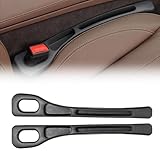 2 Pcs Car Seat Gap Leak Proof Filling Strip for Subaru WRX STI 2014-2017, Car Seat Gap Filler Organizer Drop Stop Car Interior Accessories,Bla-ck