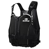 Owntop Buoyancy Aids Adults, Foam Buoyancy Vest Jacket with Crotch Strap Inner Pocket Unisex for Paddleboarding Kayaking Sup Fishing