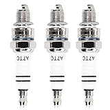 QAZAKY 3Pcs Spark Plug A7TC for GY6 50cc-70cc 90cc 110cc 125cc 150cc ATV Scooter Pit Dirt Pocket Bike Moped Go Kart Quad Buggy TaoTao Buyang Roketa Sunl Baja Kymco Chinese U20FSR U22FSR-U C5HA C5HSB