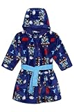 Boys Thomas The Tank Engine Fluffy Dressing Gown | Thomas & Friends Kids Cozy Fleece Robe