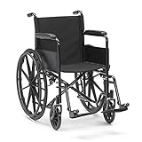 Drive Devilbiss Black Sport Self Propel Folding Wheelchair with 24" Mag Wheels