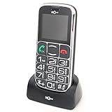 HC Mobi Easy to Use Senior Older People Mobile Phone Big Dial Buttons Help SOS Function Desk Charger